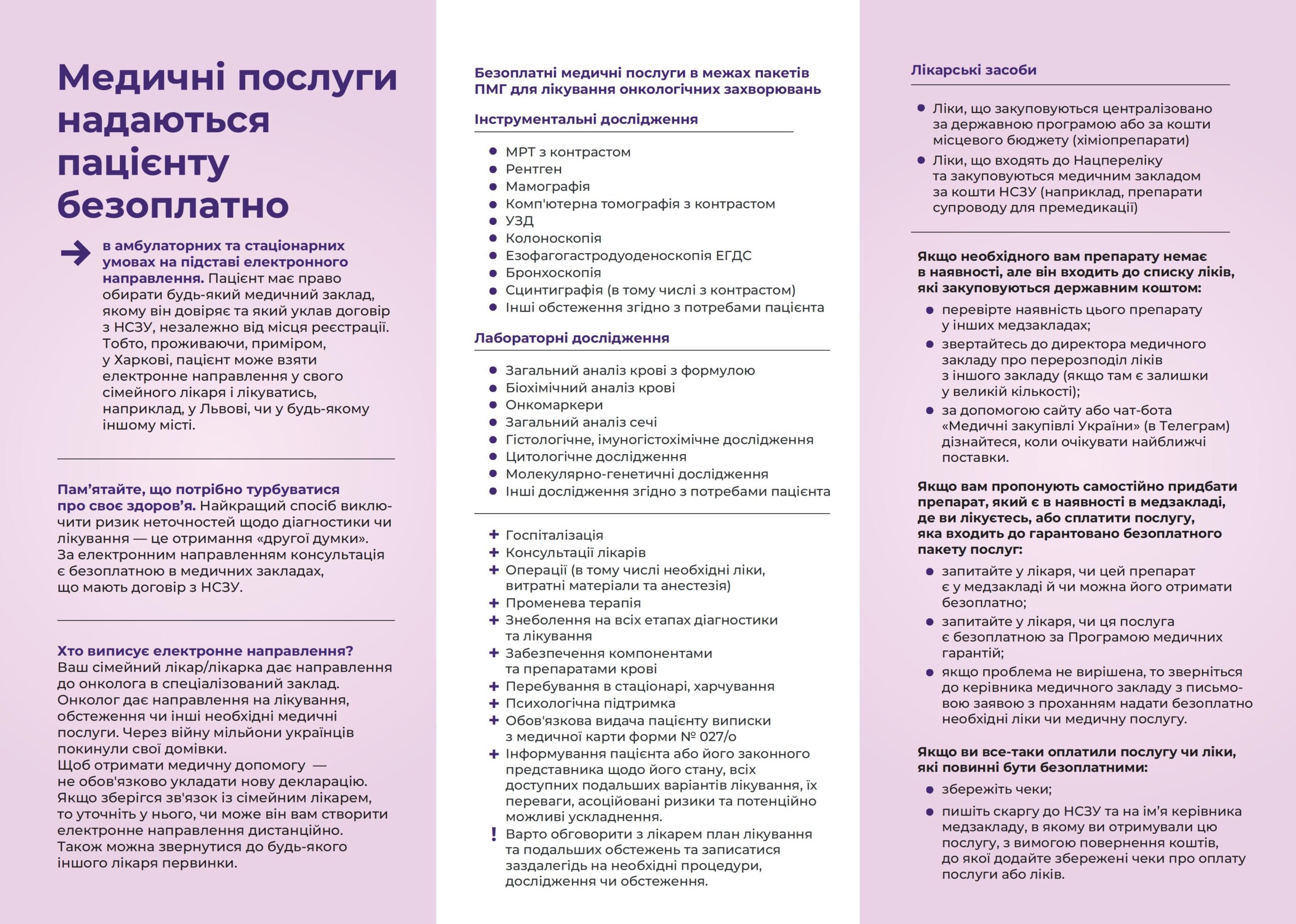 Illustration: Know your rights, get treated for free!